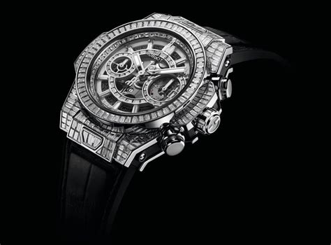 hublot watches diamond|diamond encrusted Hublot watch.